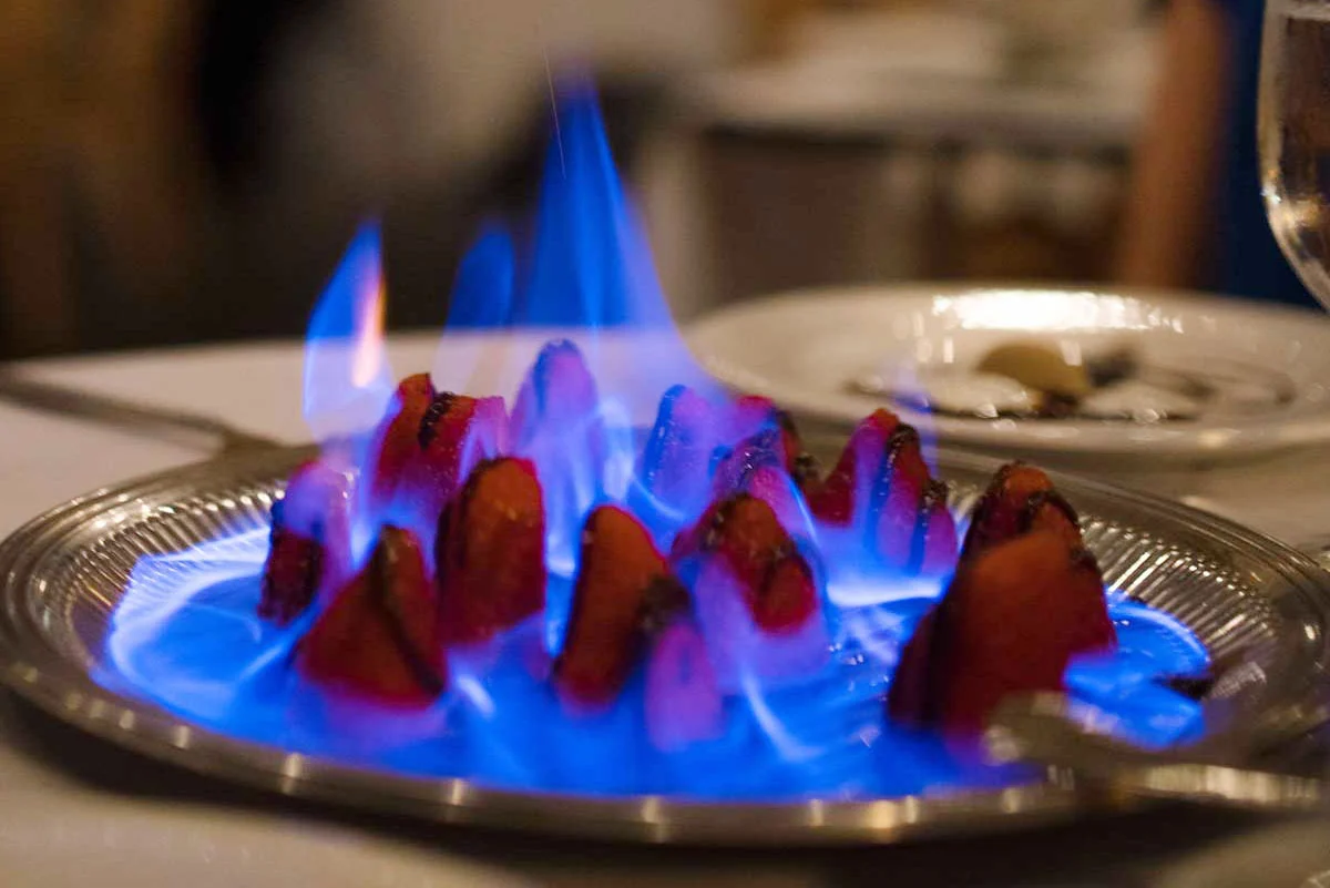 Fine dining restaurant Dessert